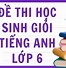 Đề Học Sinh Giỏi Tiếng Trung